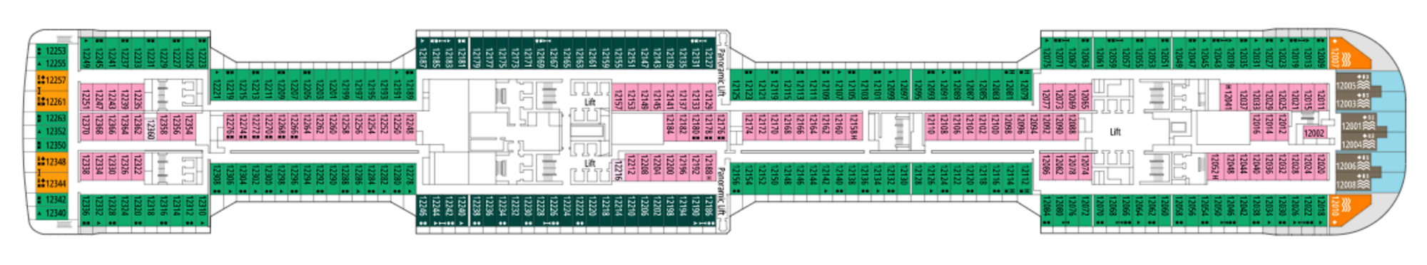 Deck 12 - Grandiosa plan